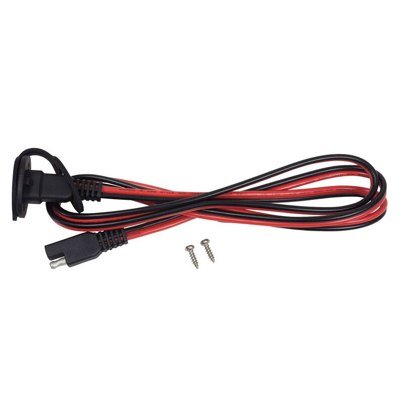 Yak Power YP-PMC144S Power Port with 4’ Wire & SAE Connector image number 1